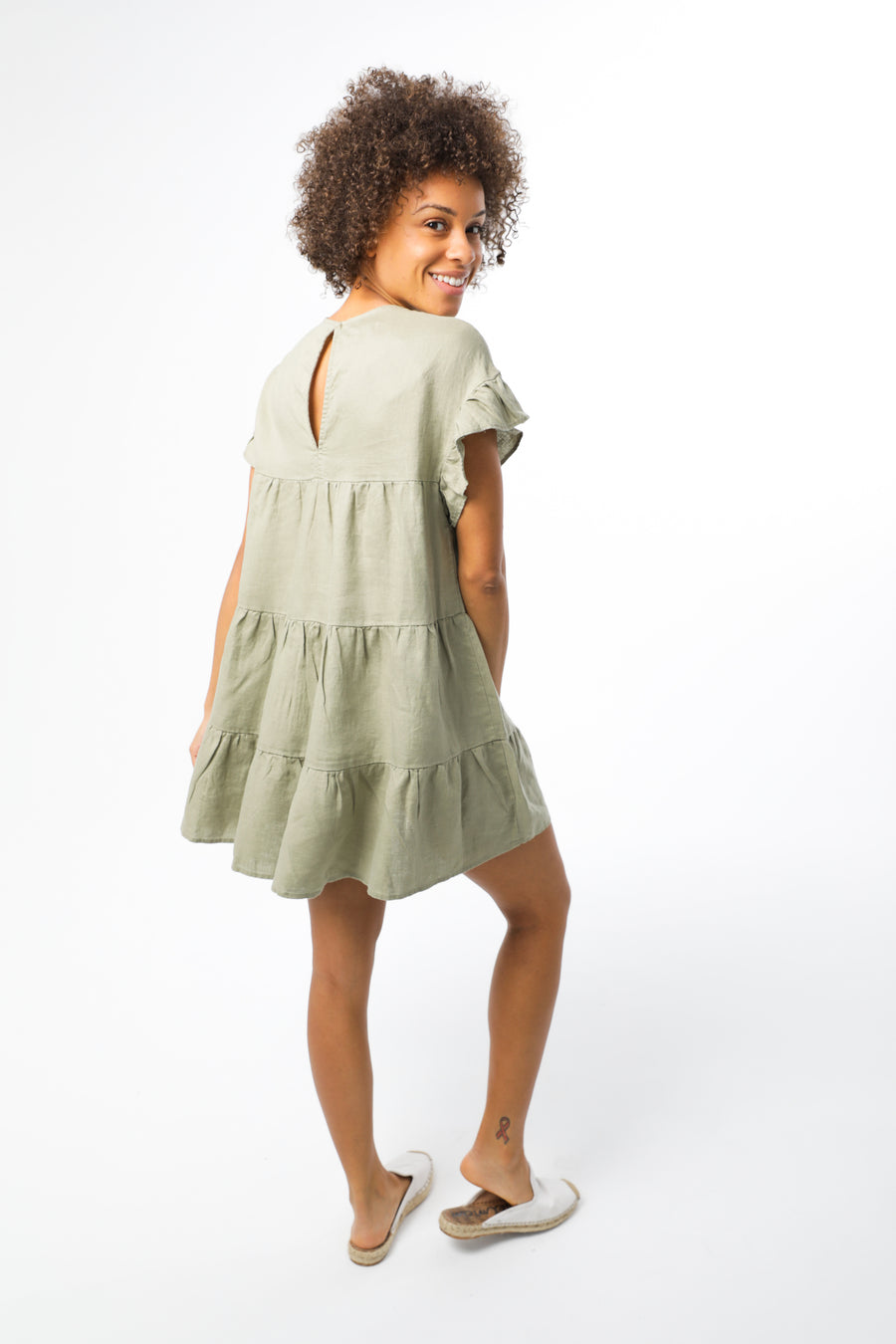 Lanhtropy, Sun Tiered Short Dress