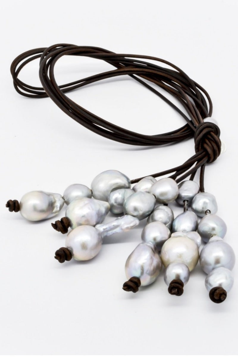 Perle by Lola, Freshwater Baroque Pearl Necklace