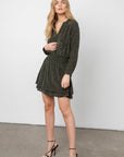 Rails, Jasmine Dress- Olive Speckled