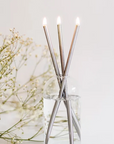 Everlasting Candle Set- Silver