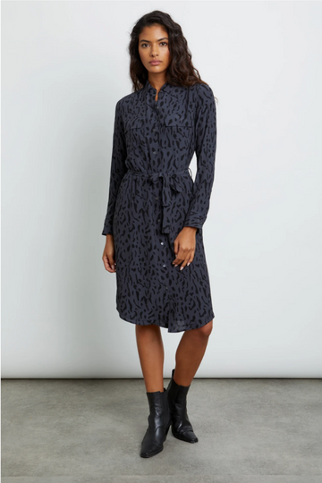 Rails, Alix Dress- Ash Cheetah