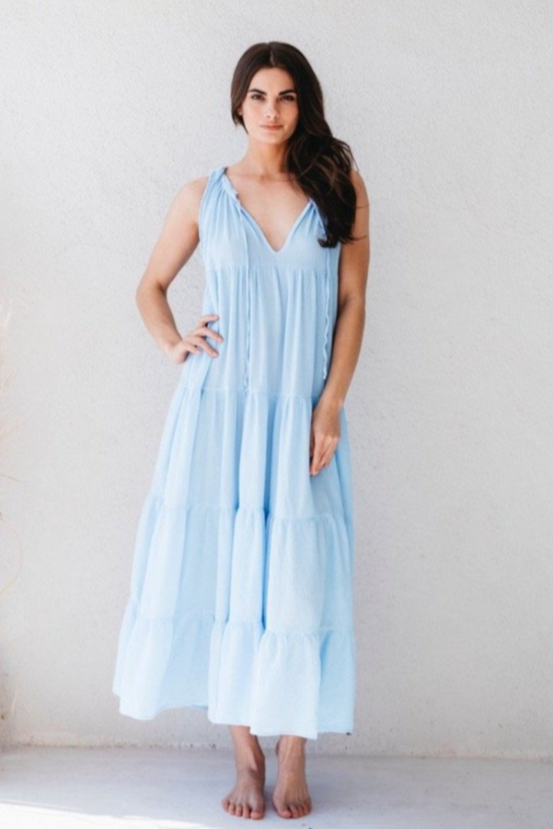 Brooke Border Smocked Dress by Sea New York | Rent the Runway