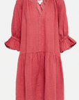 Velvet, Bria Woven Linen 3/4 Sleeve Dress