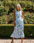 Sheridan French, Cassie Dress- Soft Blue Jungle