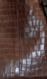 Linde Gallery, Corossol Galuchat Bag- Alligator Embossed Calf