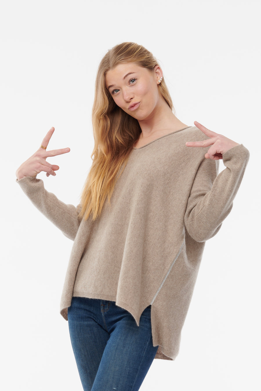 Cashmere New V-Neck Sweater