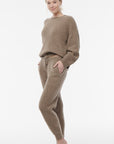 Cashmere Ribbed Lounge Sweater