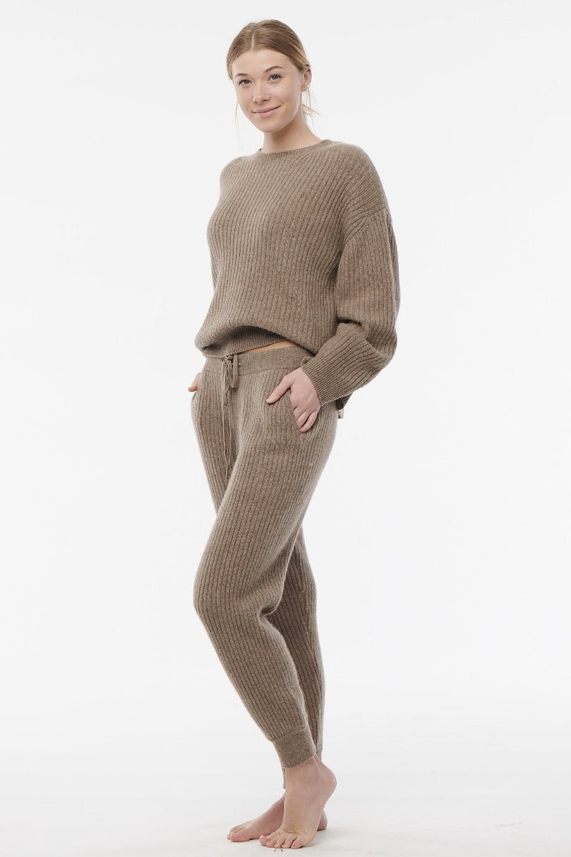 Cashmere Ribbed Lounge Sweater – Snapdragon Designs