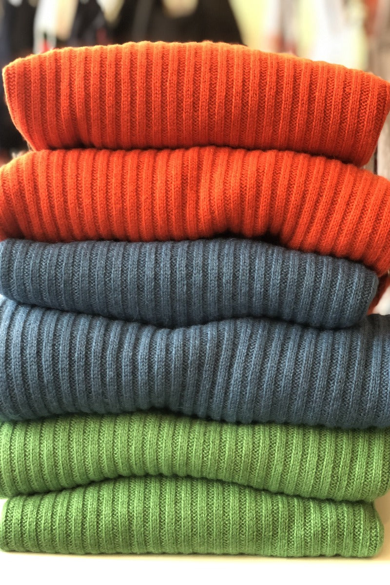 Cashmere Ribbed Lounge Sweater